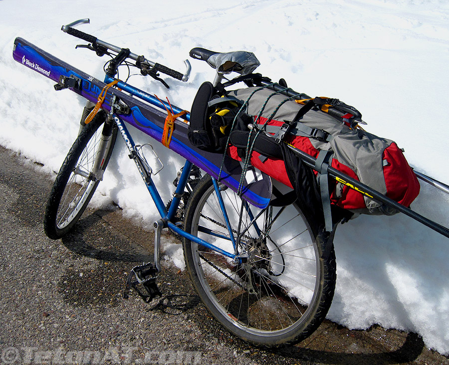 ski and bike rack
